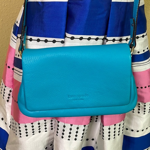 Handbags - Kate spade teal color genuine leather bag
